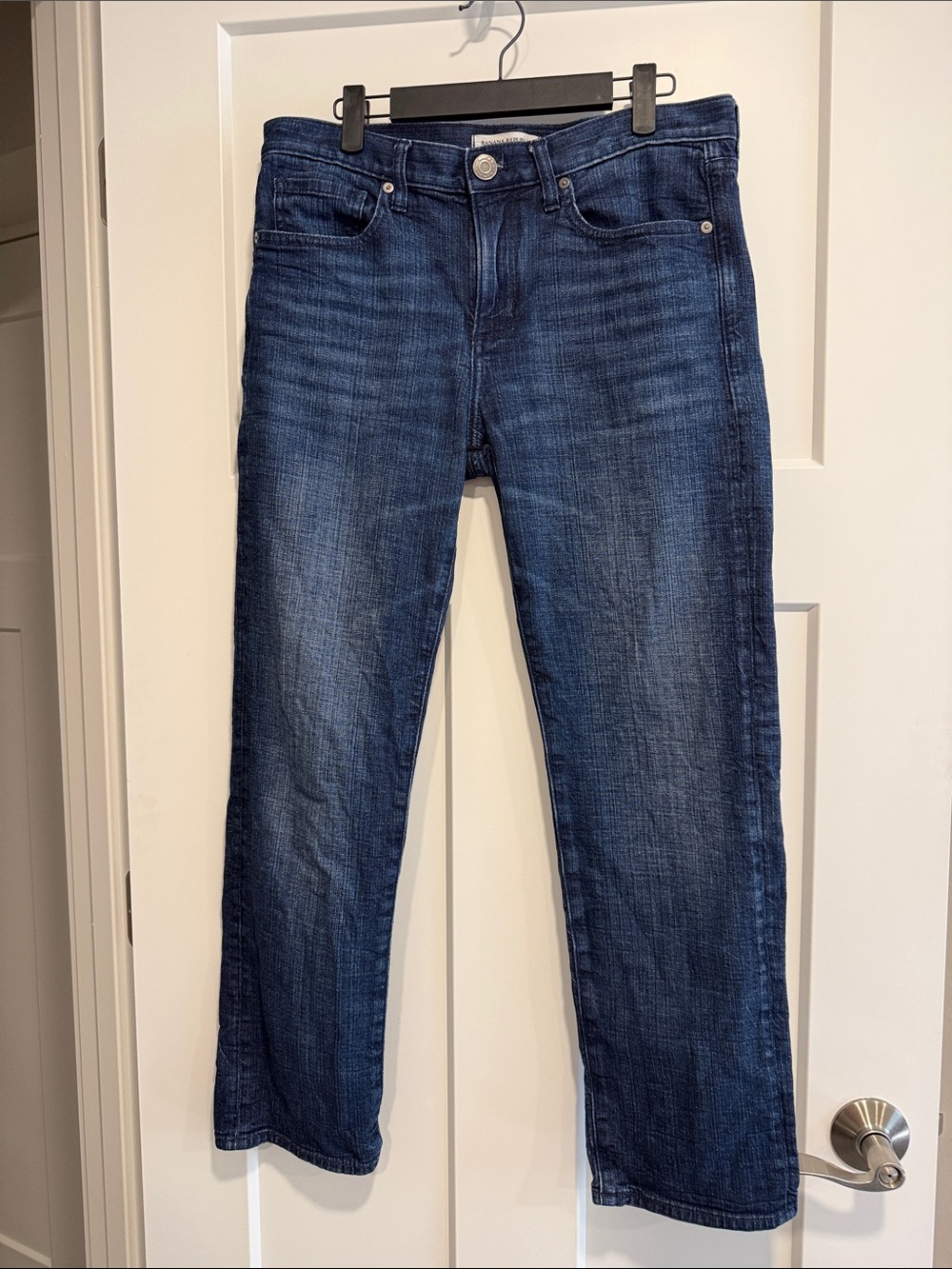 Banana Republic Premium Denim Boyfriend Jeans Women’s Size 27 Medium Wash Stretc